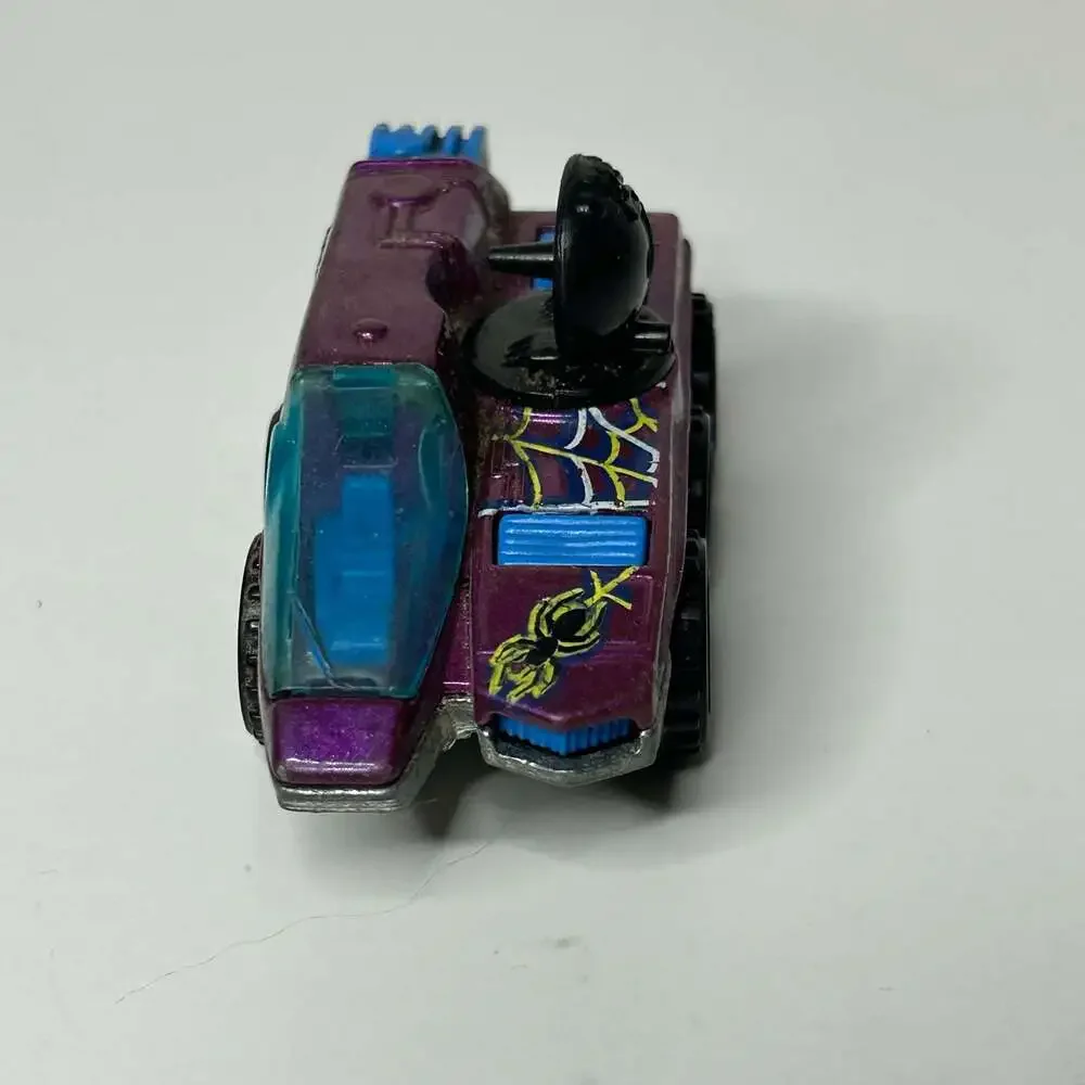 Vintage 1988 Hot Wheels Web Spinner Purple 6x6 ATV Buggin' Out Diecast Car